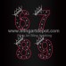 Numbers Zero To Five Iron On Rhinestone Transfers Crown Heat Motifs